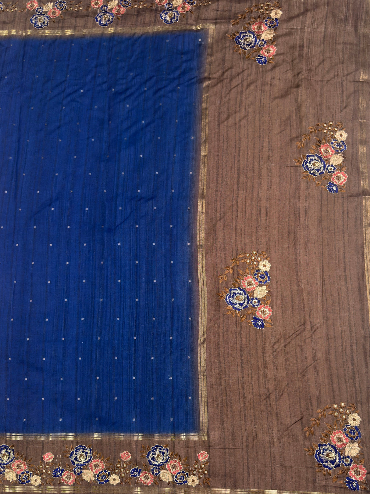 MIMOSA Saree Saree — pallu and zari work detail
