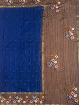 MIMOSA Saree Saree — pallu and zari work detail