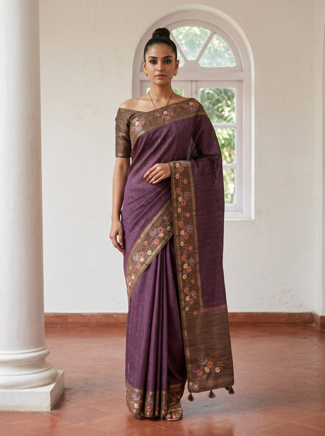 MIMOSA Saree Saree — front view on mannequin
