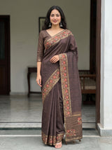 Chocolate  Saree