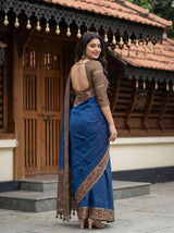 MIMOSA Navy Saree Saree — pose 7 styling detail
