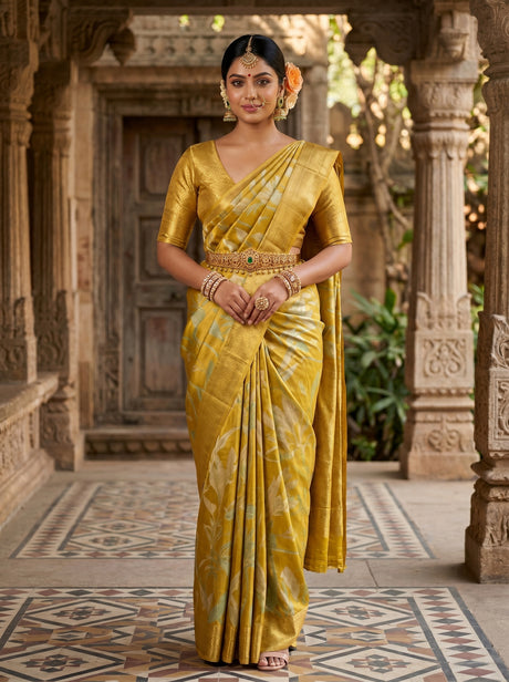 Gold  Saree