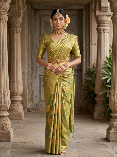 Green  Saree
