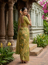 MIMOSA Green Saree Saree — pose 7 styling detail