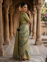 MIMOSA Sapphire Saree Saree — pose 7 styling detail