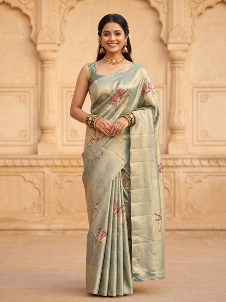 MIMOSA Saree Saree — front view on mannequin