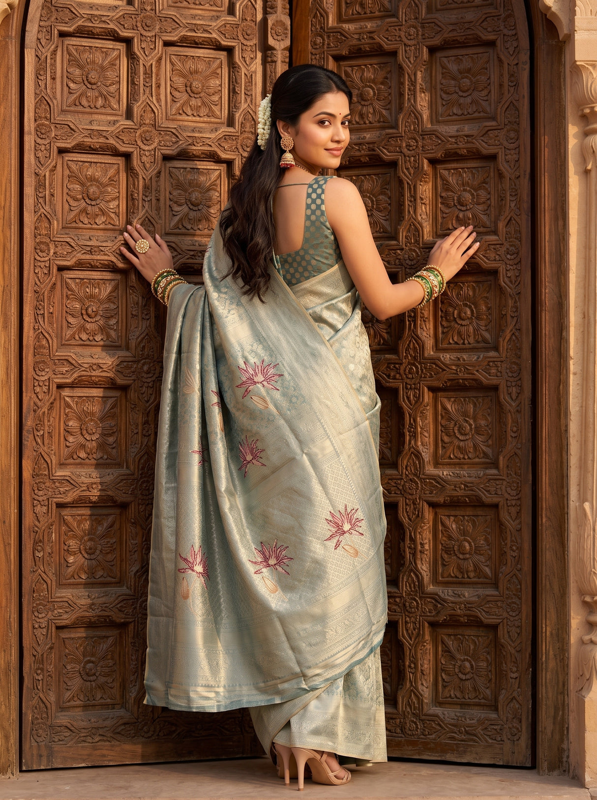 MIMOSA Saree Saree — pose 7 styling detail