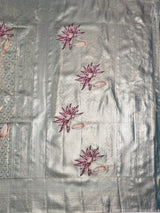 MIMOSA Saree Saree — pallu and zari work detail