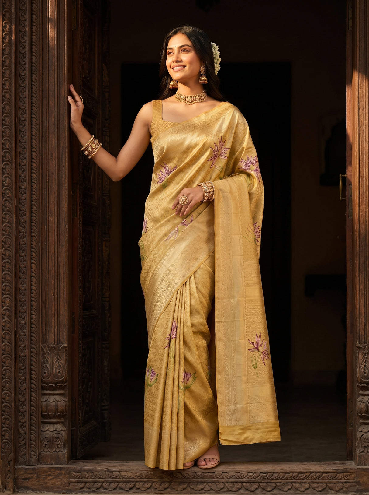 MIMOSA Saree Saree — pose 5 styling detail