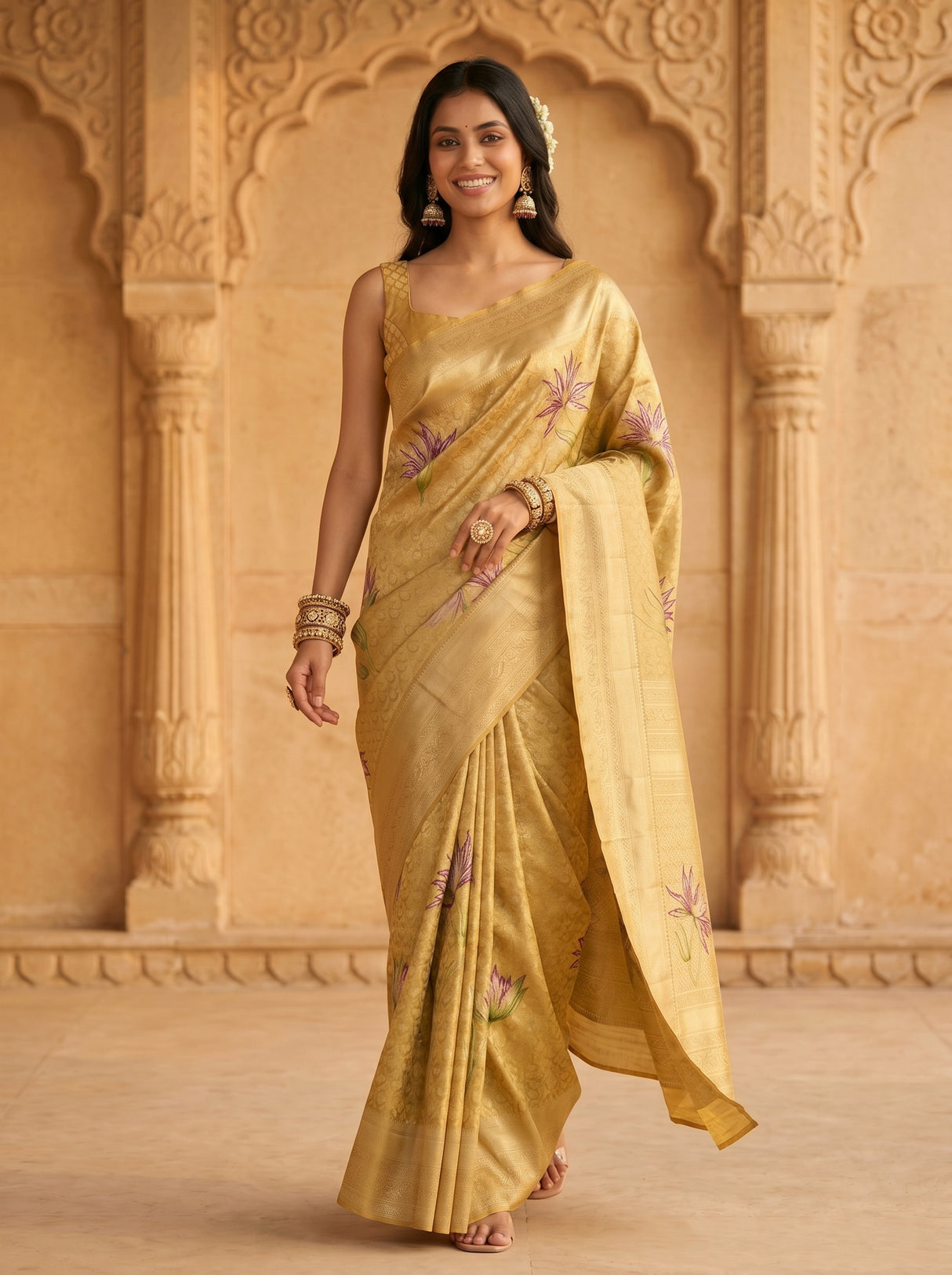 MIMOSA Saree Saree — pose 6 styling detail