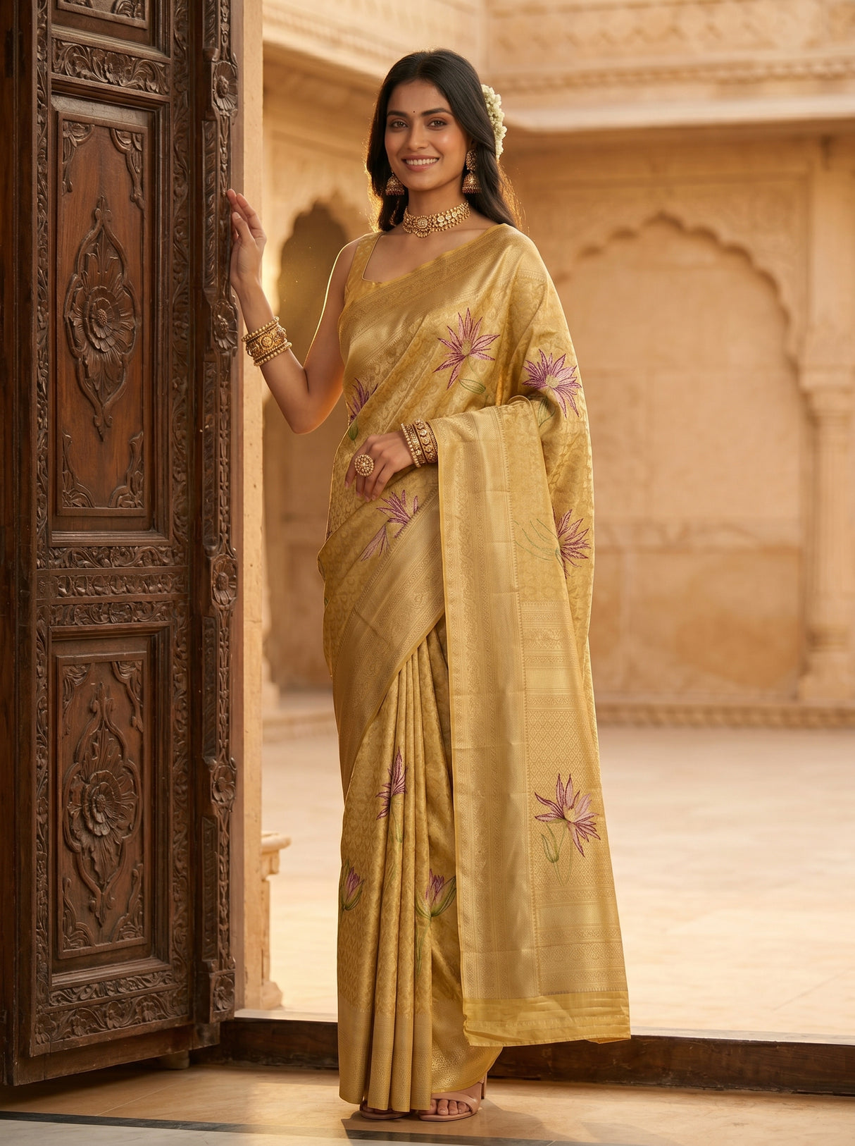 MIMOSA Saree Saree — pose 9 styling detail