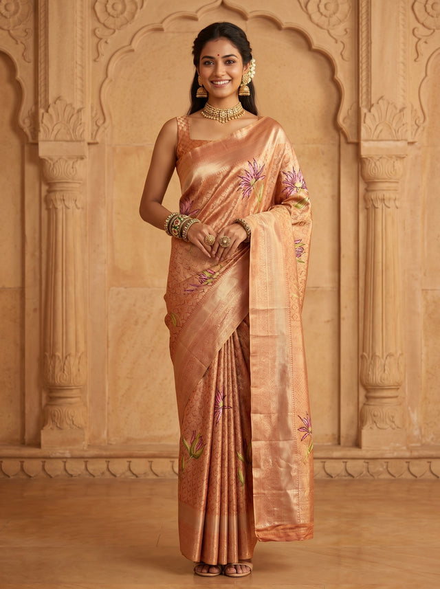 MIMOSA Saree Saree — front view on mannequin