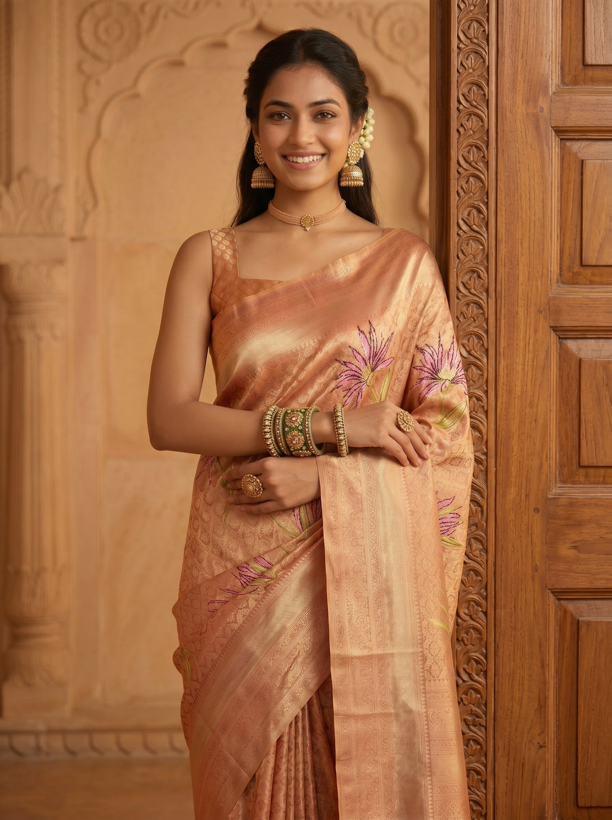 MIMOSA Saree Saree — pose 10 styling detail