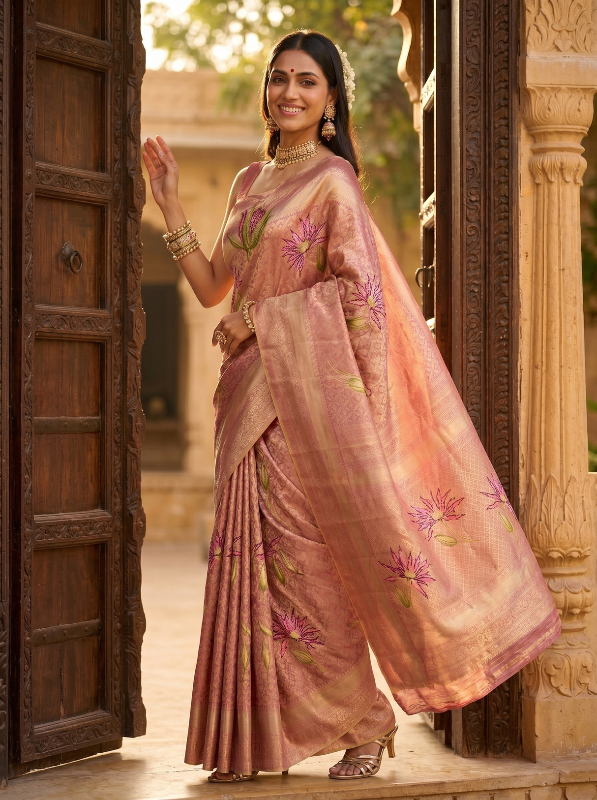 MIMOSA Saree Saree — pose 9 styling detail