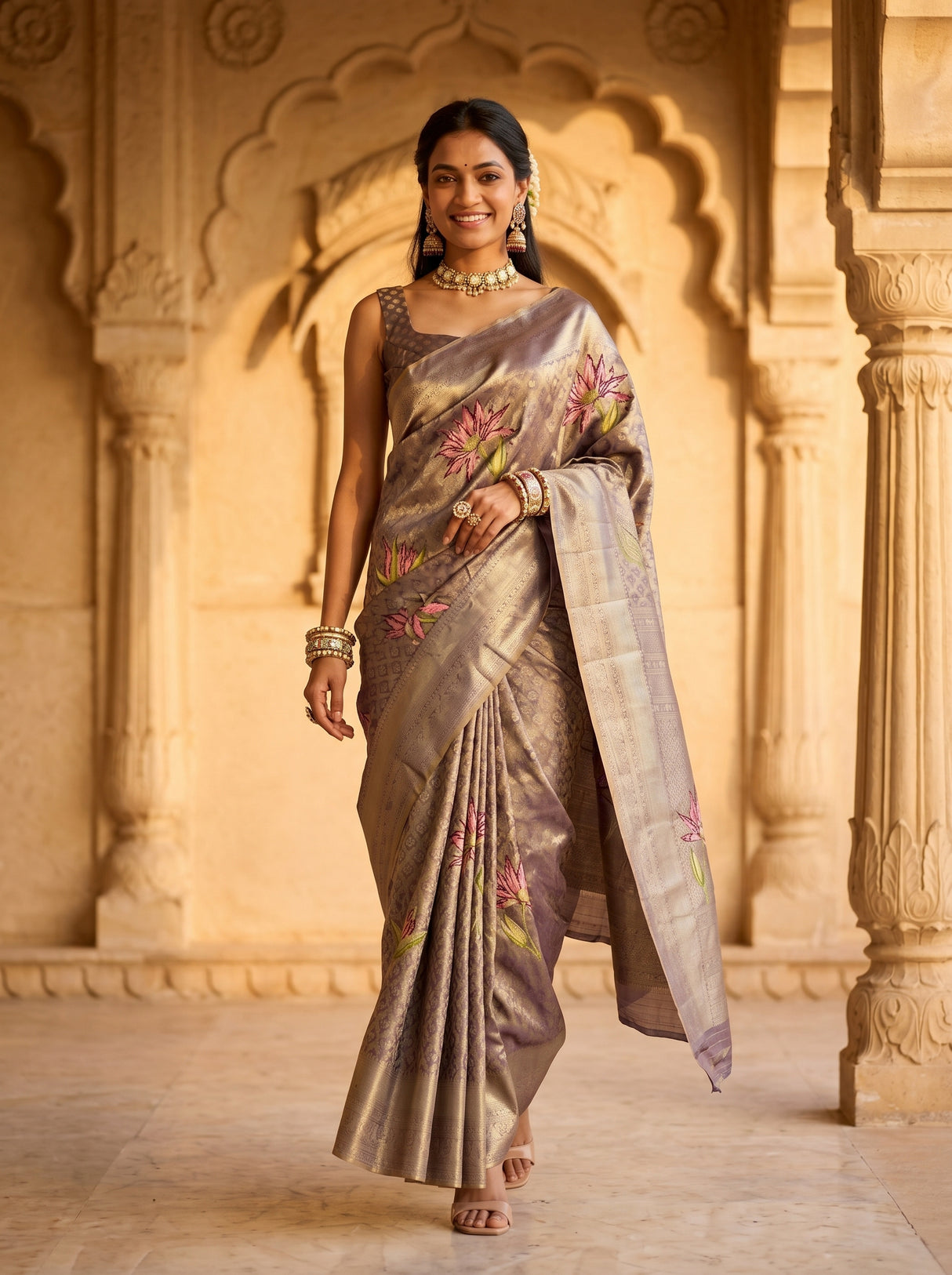 MIMOSA Saree Saree — pose 6 styling detail