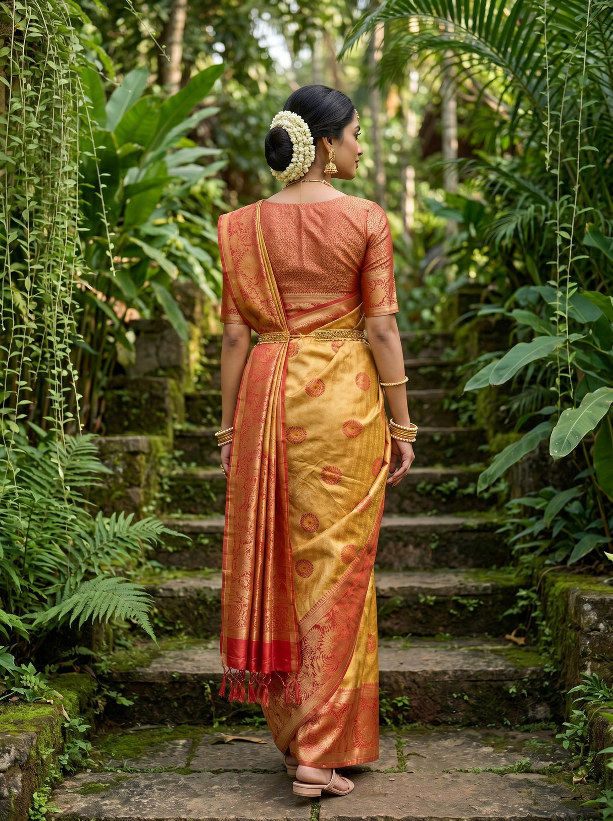 MIMOSA Saree Saree — pose 2 styling detail