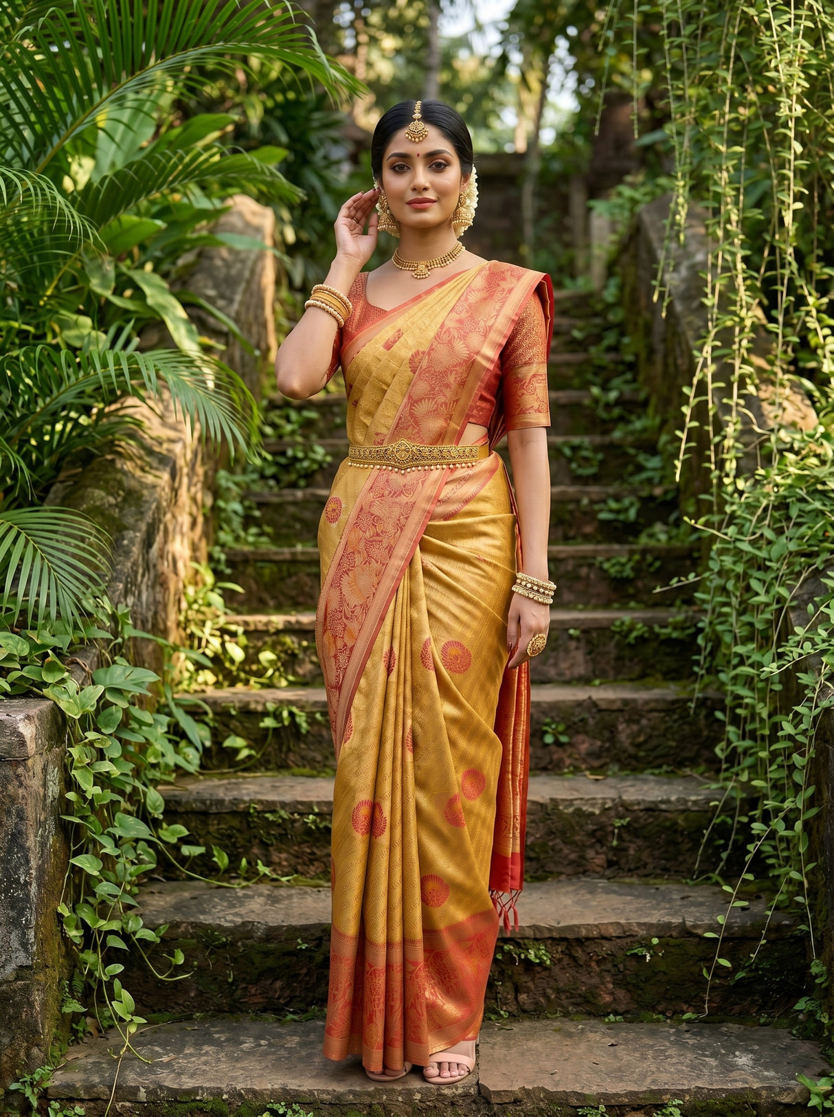 MIMOSA Saree Saree — pose 8 styling detail