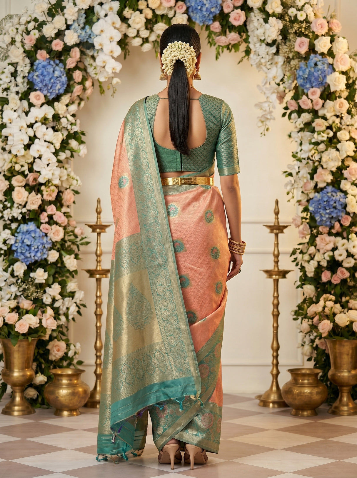 MIMOSA Saree Saree — pose 2 styling detail
