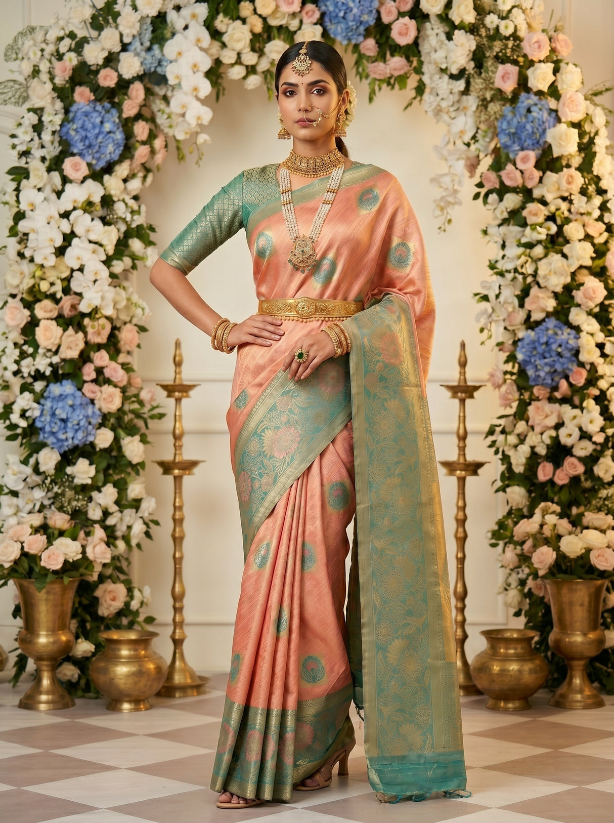 MIMOSA Saree Saree — pose 4 styling detail