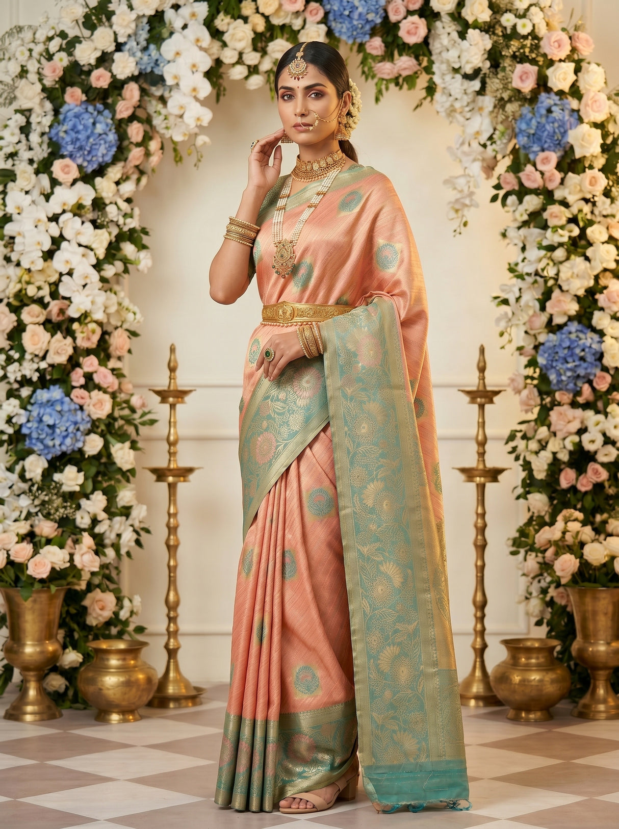 MIMOSA Saree Saree — pose 9 styling detail