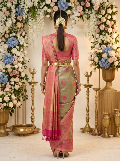 MIMOSA Saree Saree — pose 2 styling detail