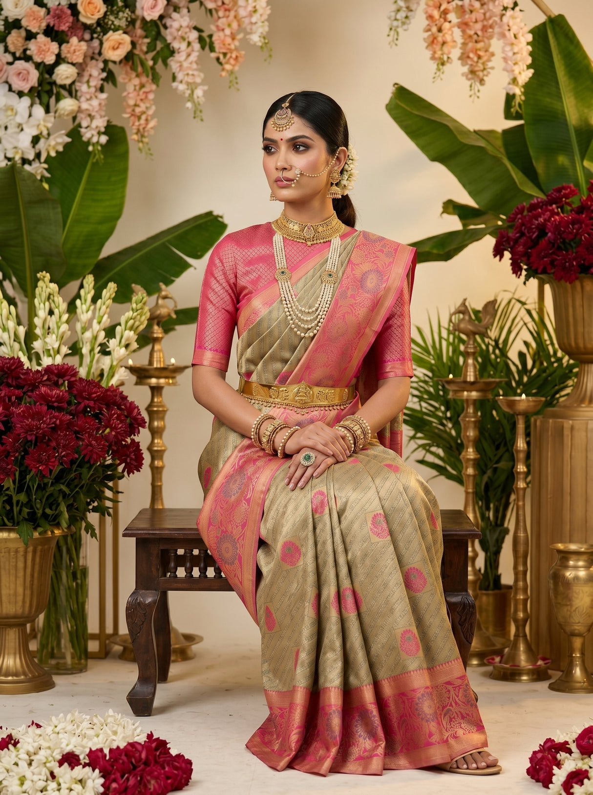 MIMOSA Saree Saree — pose 8 styling detail