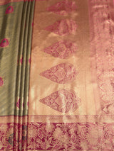 MIMOSA Saree Saree — pallu and zari work detail