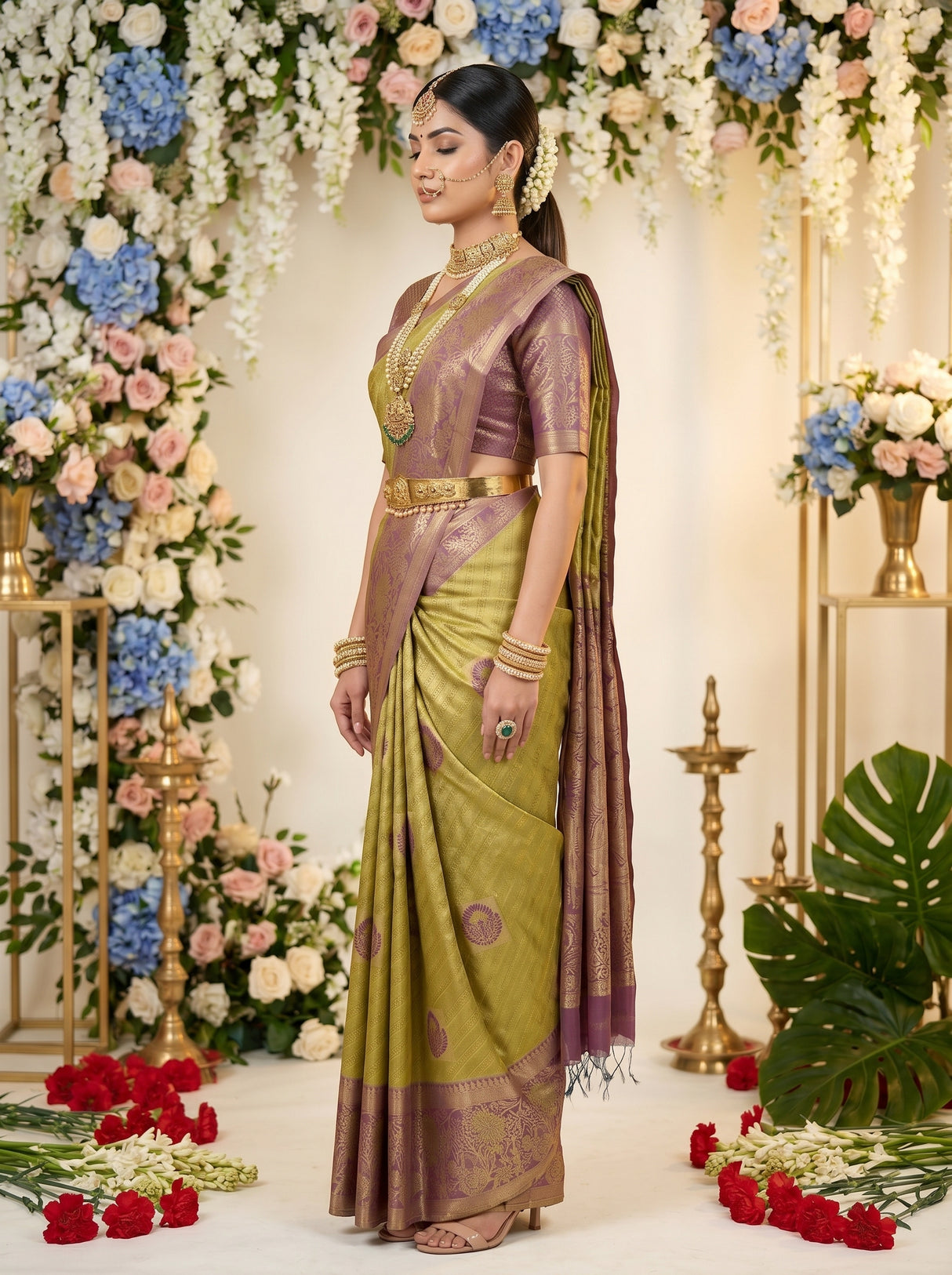 MIMOSA Saree Saree — pose 3 styling detail