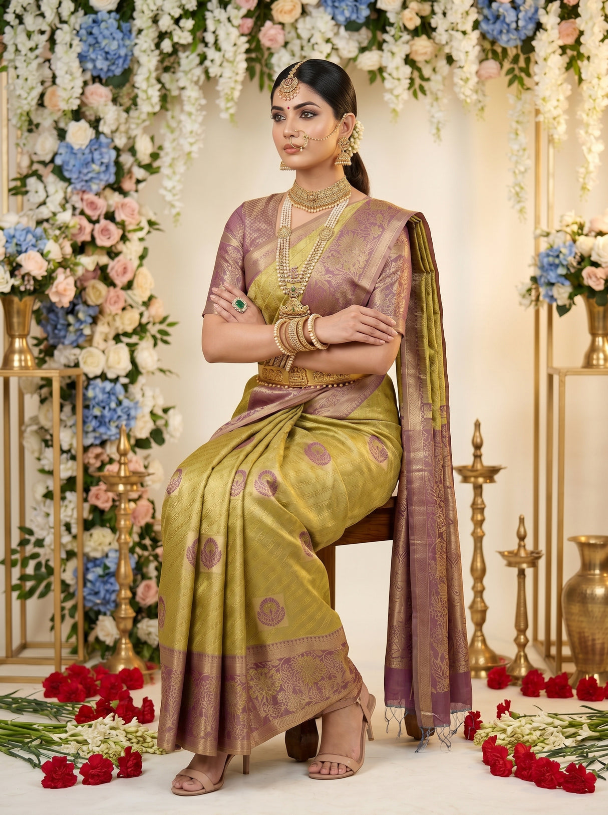 MIMOSA Saree Saree — pose 5 styling detail