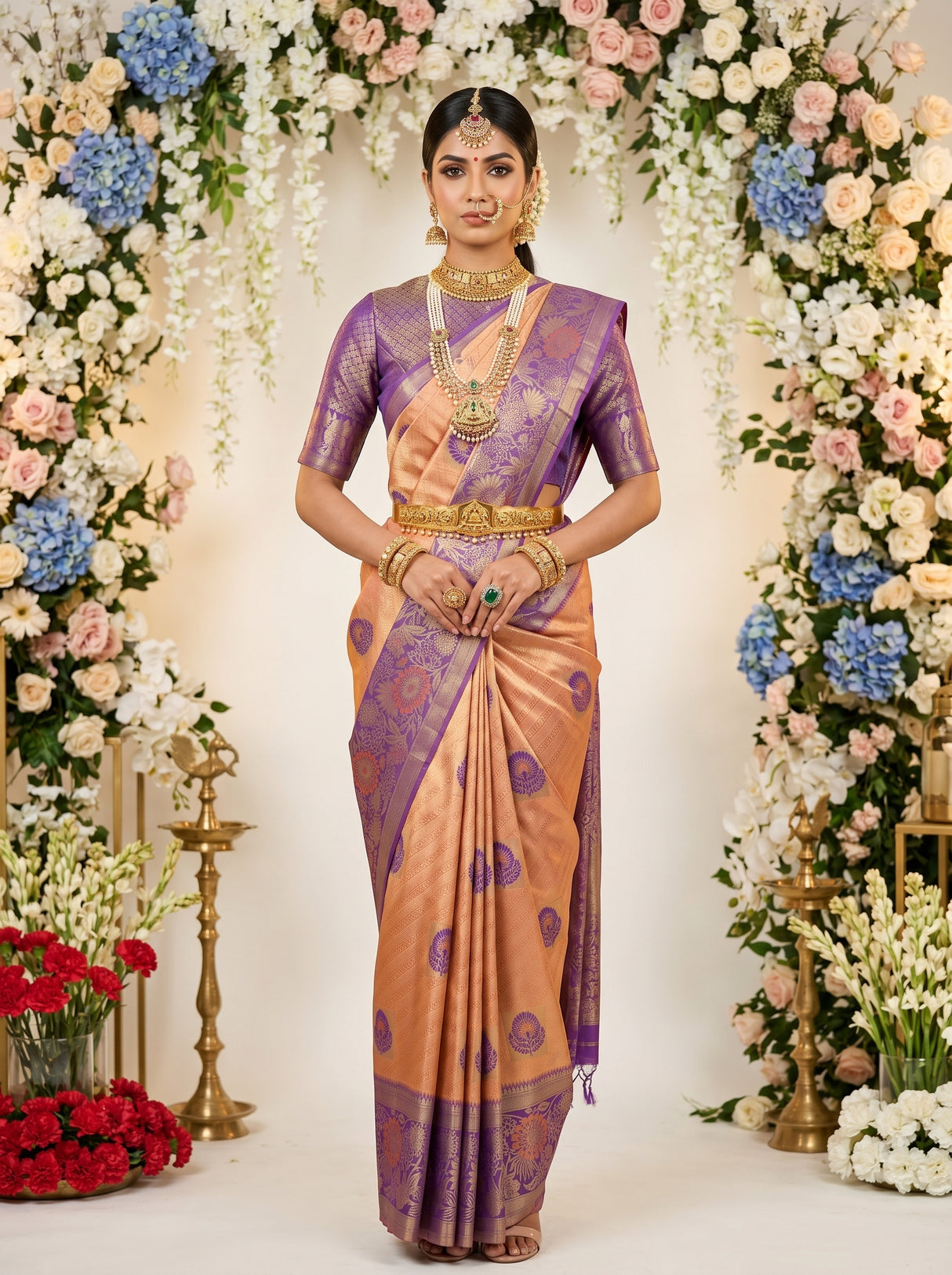 MIMOSA Saree Saree — front view on mannequin