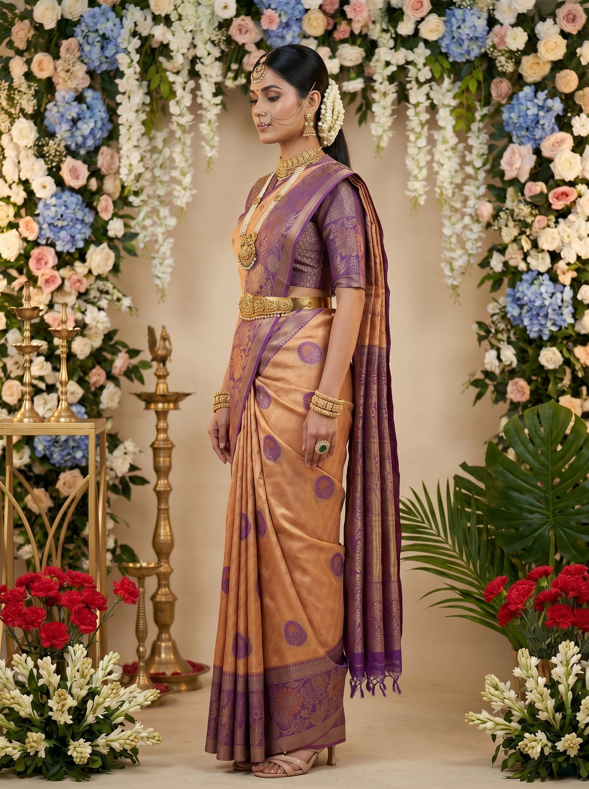 MIMOSA Saree Saree — pose 3 styling detail