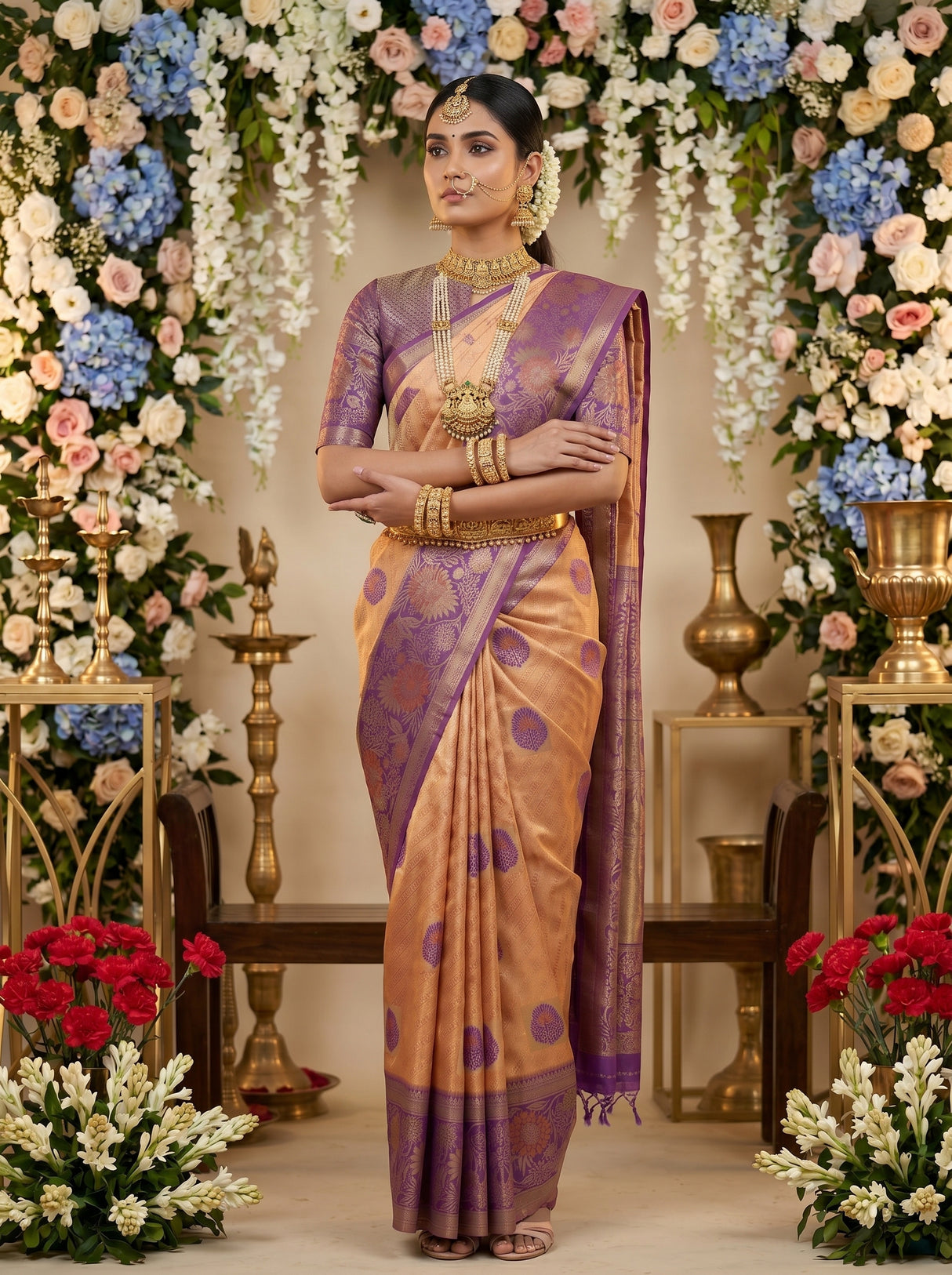 MIMOSA Saree Saree — pose 5 styling detail