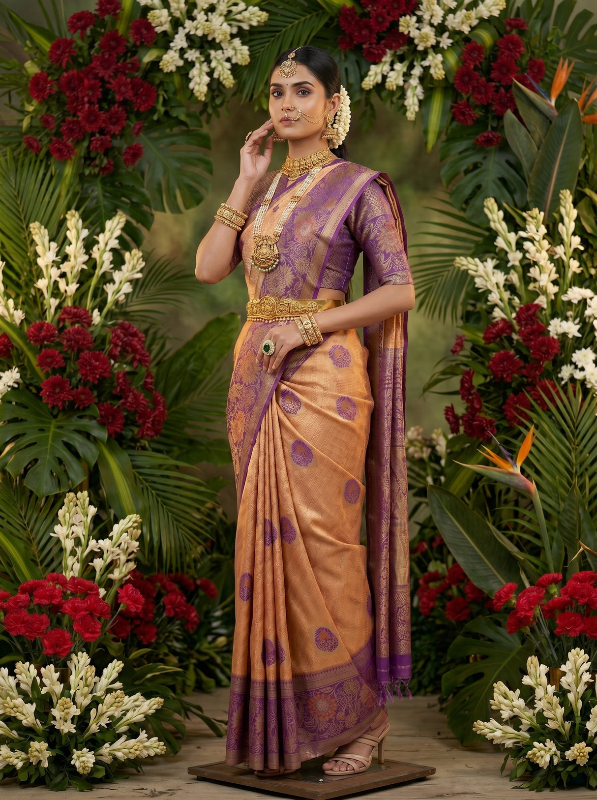 MIMOSA Saree Saree — pose 9 styling detail