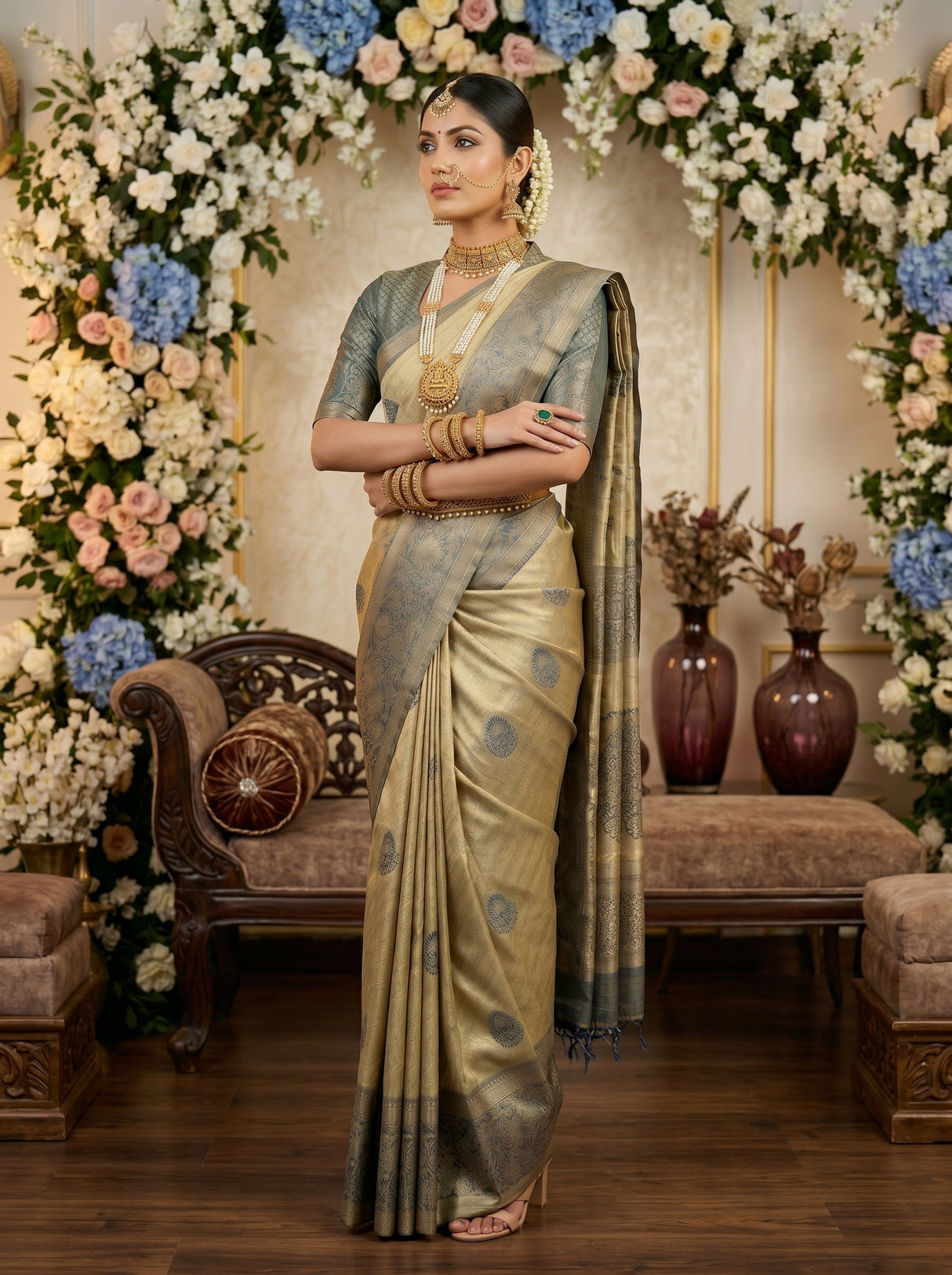 MIMOSA Saree Saree — pose 5 styling detail