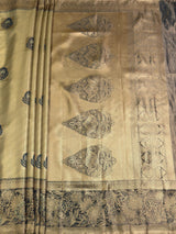 MIMOSA Saree Saree — pallu and zari work detail