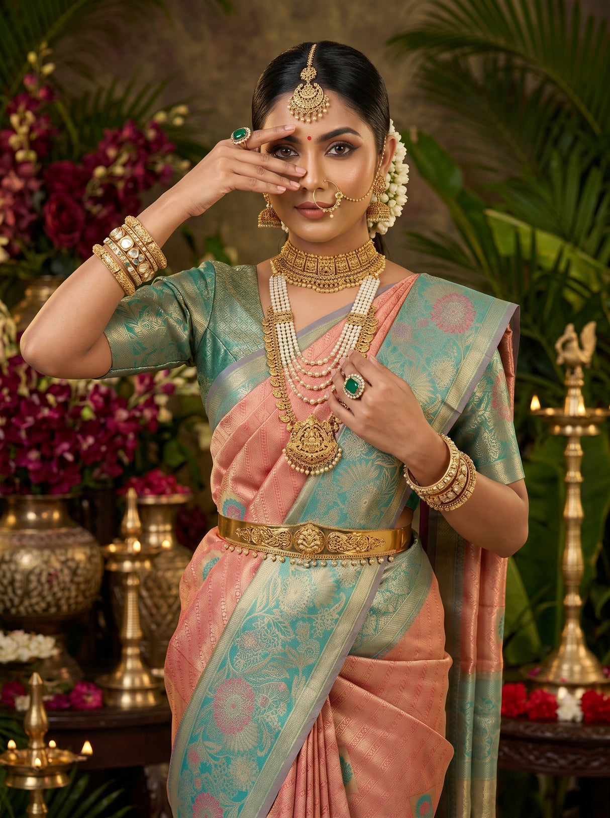 MIMOSA Saree Saree — pose 10 styling detail