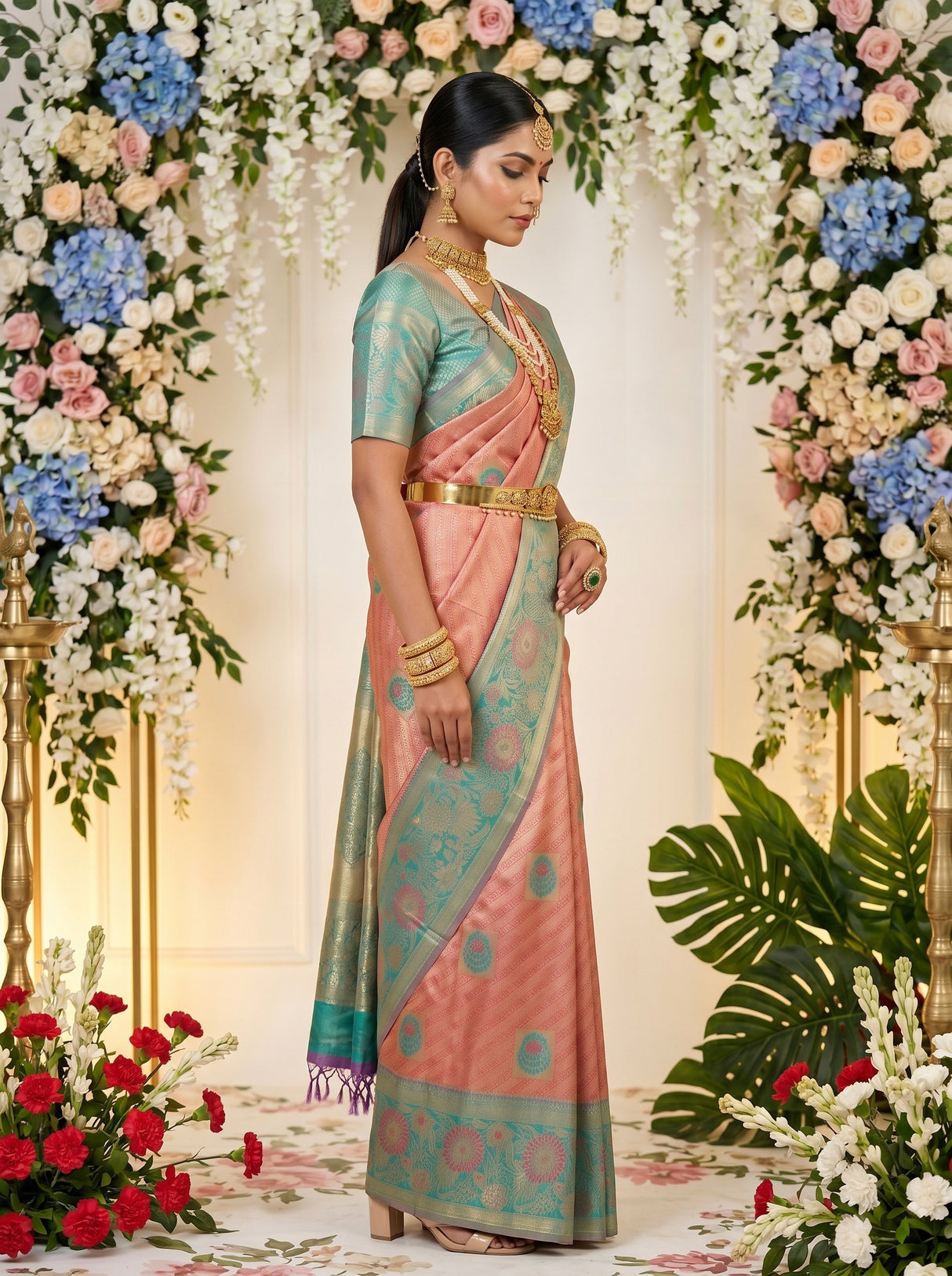 MIMOSA Saree Saree — pose 3 styling detail