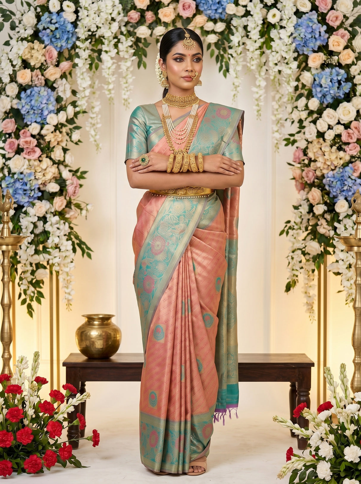 MIMOSA Saree Saree — pose 5 styling detail
