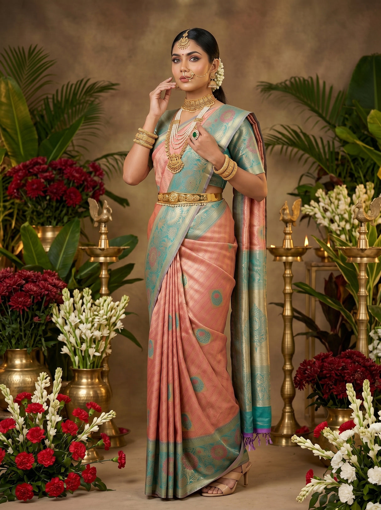 MIMOSA Saree Saree — pose 9 styling detail