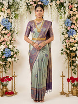 MIMOSA Saree Saree — front view on mannequin