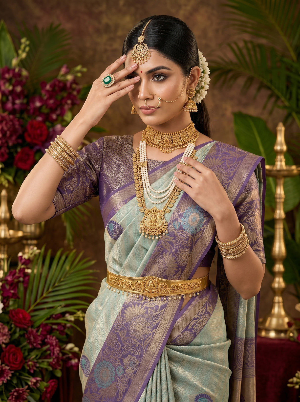 MIMOSA Saree Saree — pose 10 styling detail