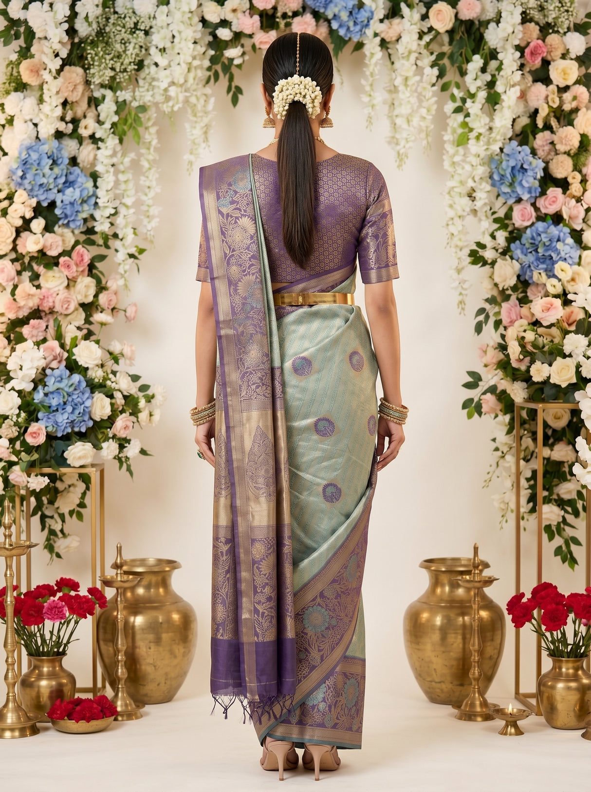 MIMOSA Saree Saree — pose 2 styling detail