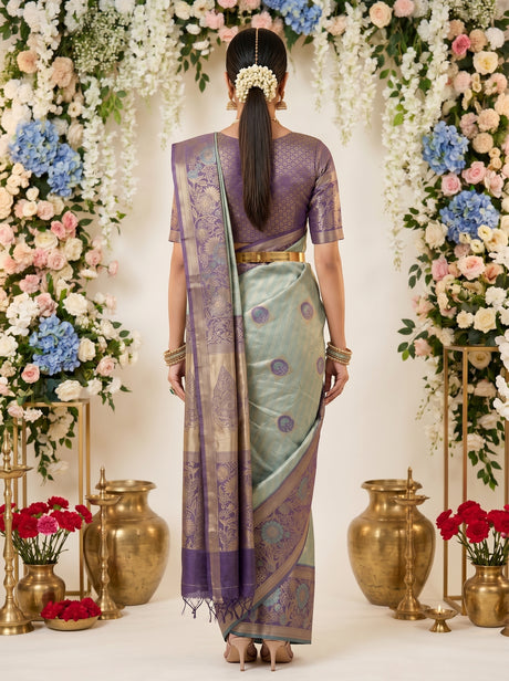 MIMOSA Saree Saree — pose 2 styling detail