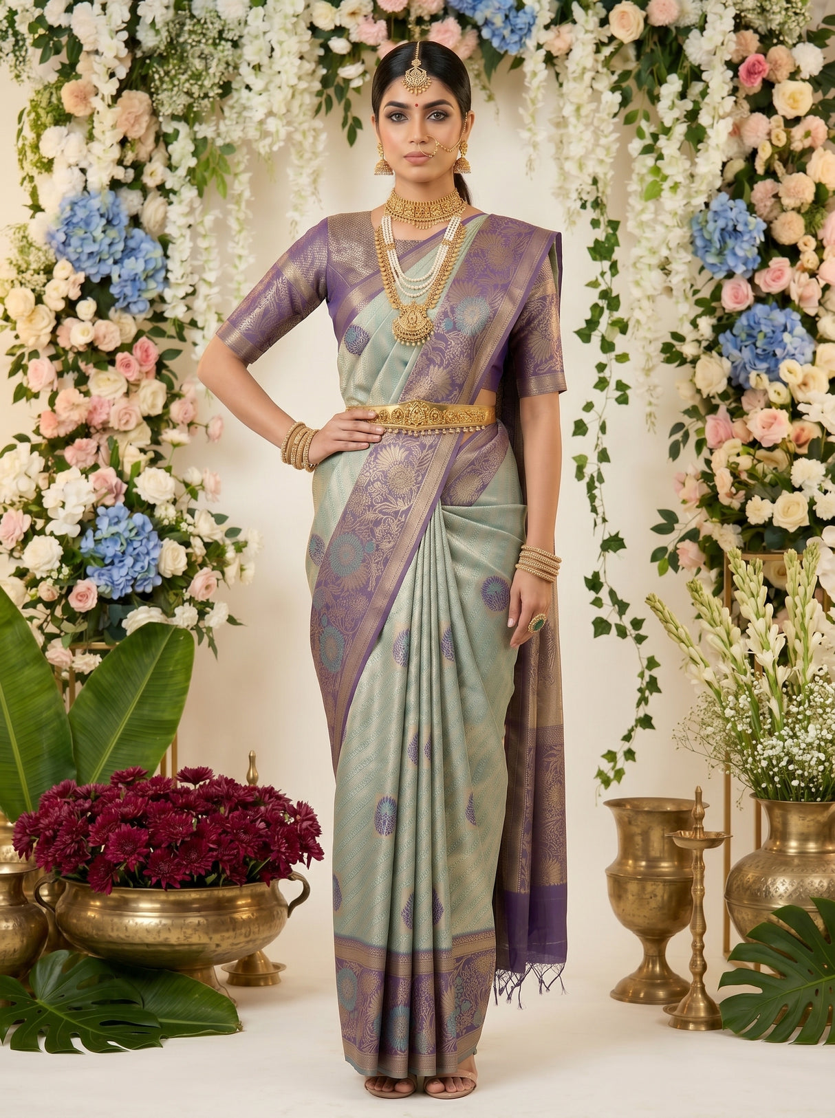 MIMOSA Saree Saree — pose 4 styling detail