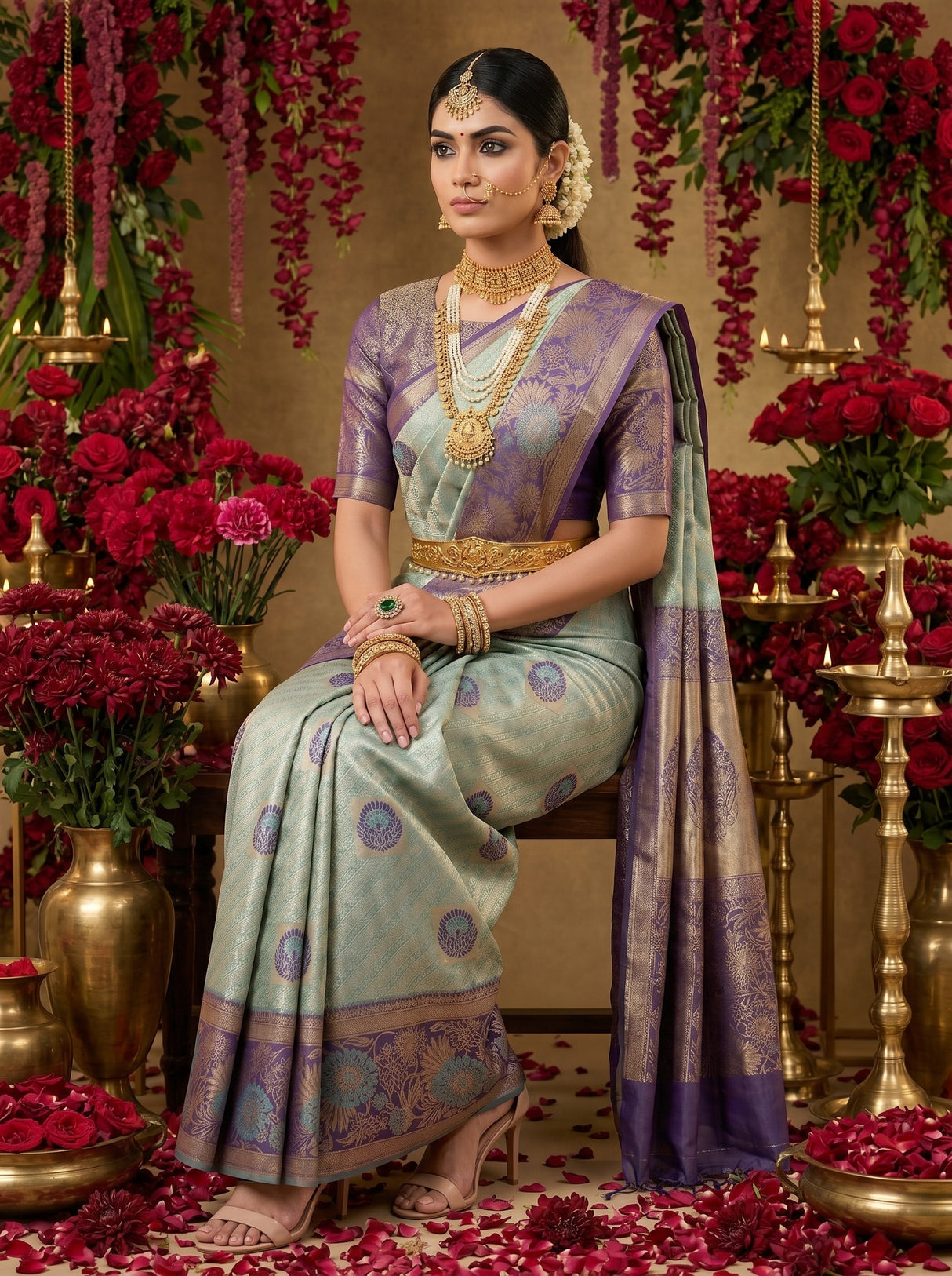 MIMOSA Saree Saree — pose 8 styling detail