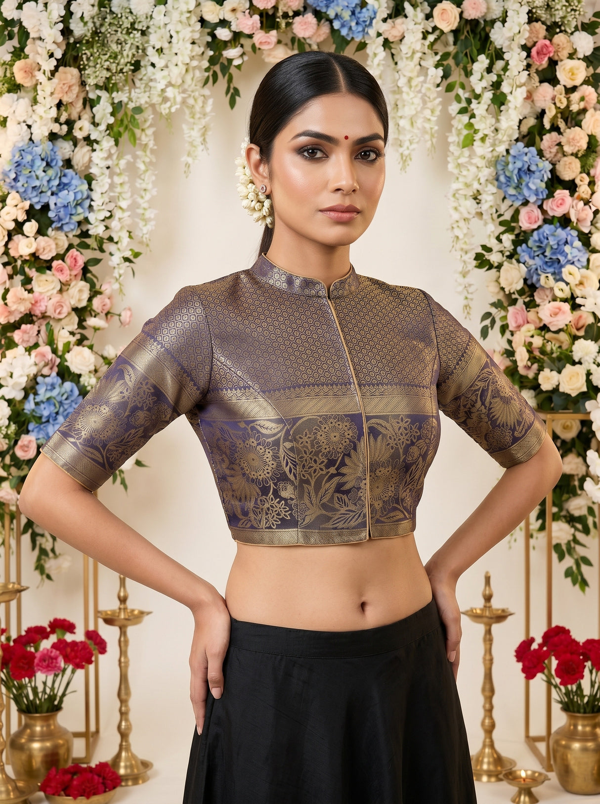 MIMOSA Saree Saree — blouse close-up