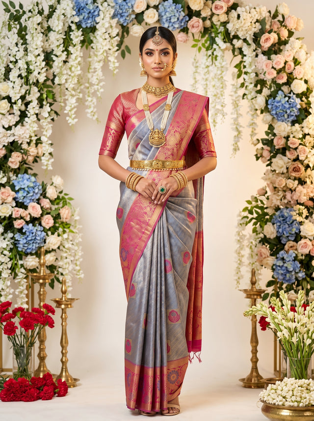 MIMOSA Saree Saree — front view on mannequin