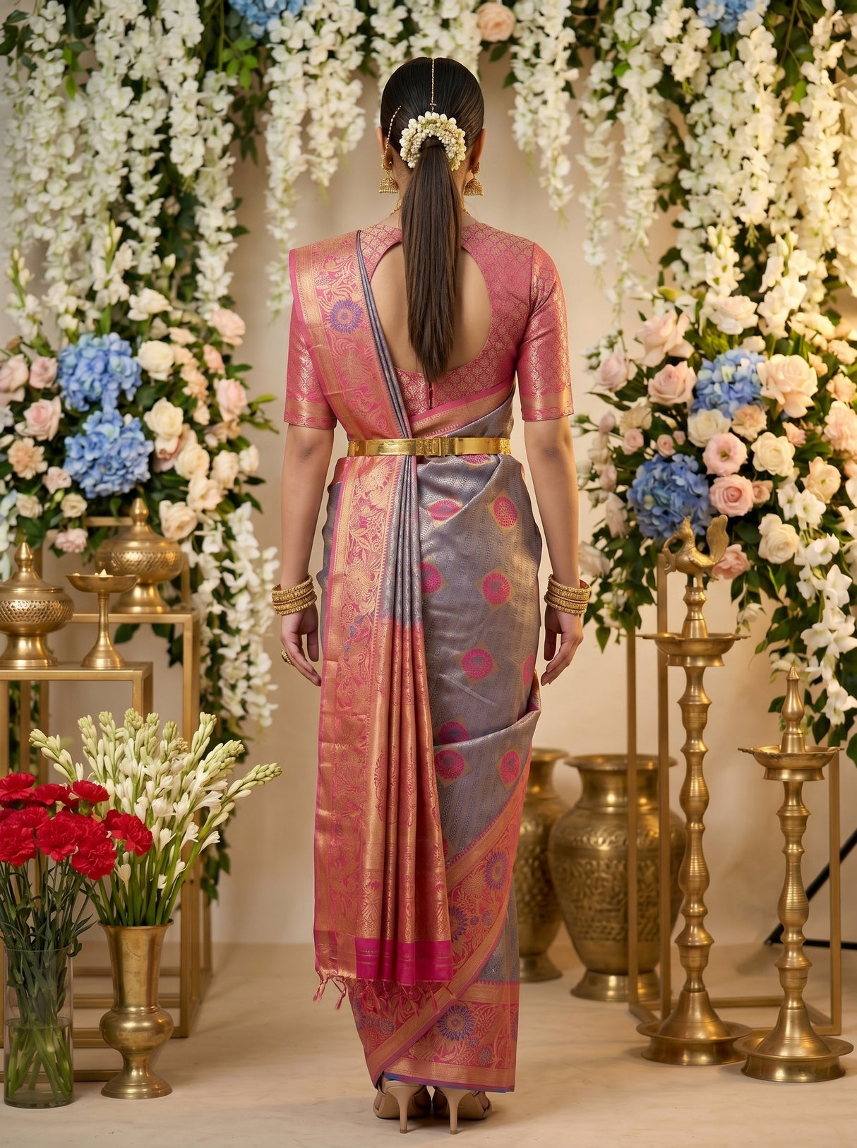 MIMOSA Saree Saree — pose 2 styling detail