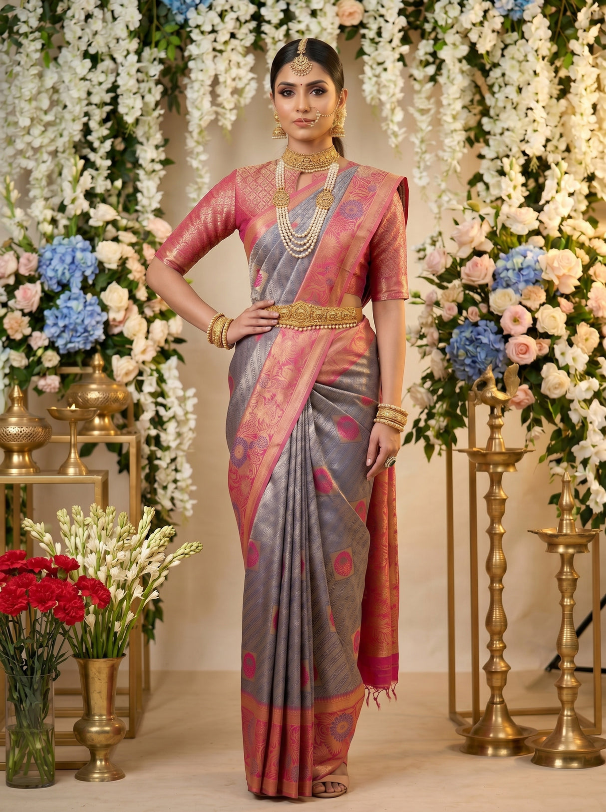 MIMOSA Saree Saree — pose 4 styling detail