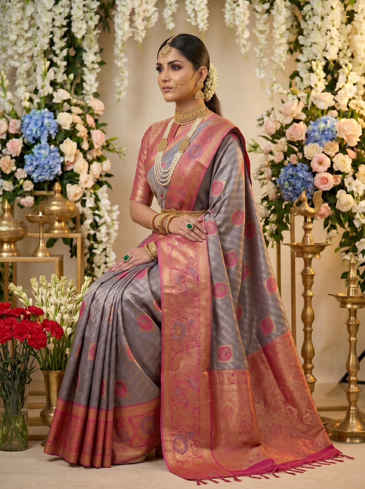 MIMOSA Saree Saree — pose 5 styling detail